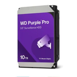 Western Digital WD102PURP Purple Pro 10TB 3.5' Surveillance HDD 7200RPM 256MB SA