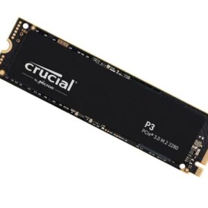 Crucial P3 1TB Gen3 NVMe SSD 3500/3000 MB/s R/W 220TBW 650K/700K IOPS 1.5M hrs M