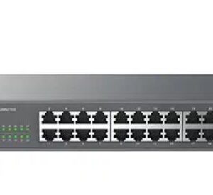 Grandstream IPG-GWN7703 Unmanaged Network Switch Key Features: Plug-and-play; 24