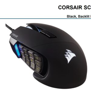 Corsair SCIMITAR RGB ELITE Black Gaming Mice