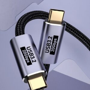 Pisen BoostUp Braided USB-C to USB-C (3.2 Gen2) Charge & Video (8K@64HZ) Cable (