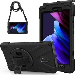 Generic Rugged Samsung Galaxy Tab Active5 / Tab Active3 (8') Case Black - Built-