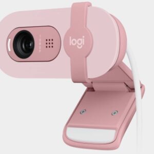 Logitech Brio 100 Full HD 1080p webcam with auto-light balance