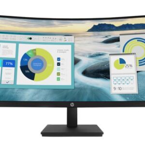 HP P34hc G4 34' WQHD 4K CURVED 21:9 3440x1440 Height Adjust Tilt USB-C (65W PD)