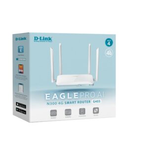 D-Link G403 EAGLE PRO AI N300 4G Smart Router