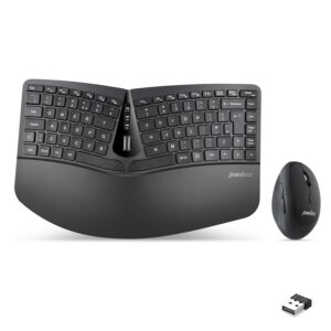 Perixx PERIDUO-606 Wireless 3-in-1 Combo with Ergonomic Mini Keyboard