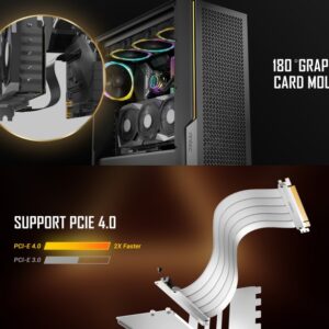 Antec Adjustable Vertical Bracket with 200mm High Performance PCI-E Riser Cable.