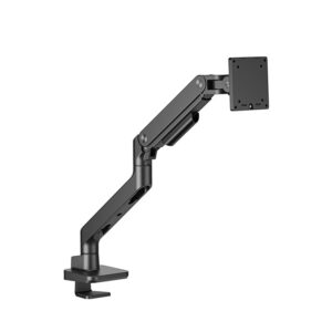 TiXX DMM01-PBL Premium Full Motion Heavy Duty Single Monitor Mount - Matte Black