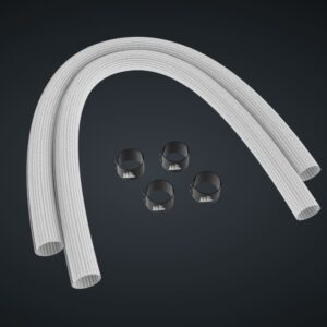 Corsair Sleeving Kit for AIO CPU Coolers - 400mm - White