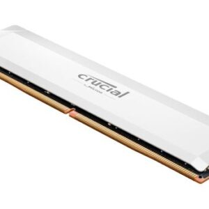 Crucial Pro 16GB (1x16GB) DDR5 UDIMM 6400MHz CL38 White Heat Spreader Support In