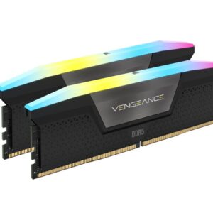 Corsair Vengeance RGB 32GB (2x16GB) DDR5 UDIMM 5200MHz C40 1.25V Desktop Gaming