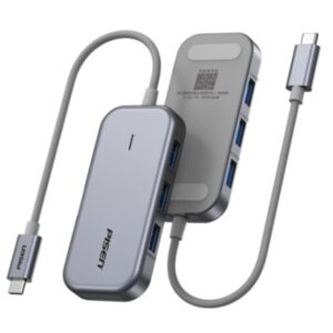 Pisen 11-in-1 Multi-Port USB-C Multiport Hub Adapter Docking Station 4xUSB-A(3.0