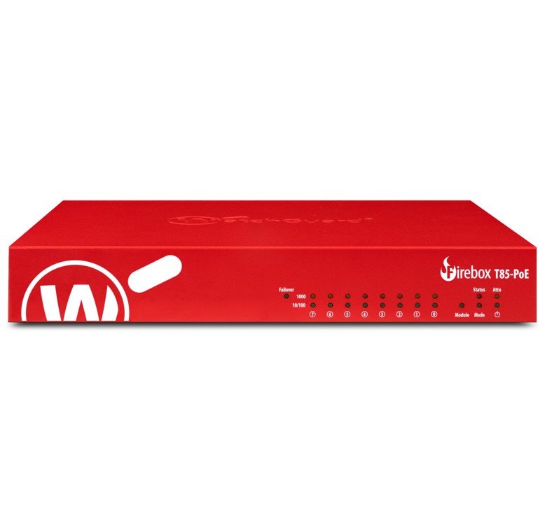 WatchGuard Firebox T85-PoE High Availability with 1-yr Standard Support (AU)